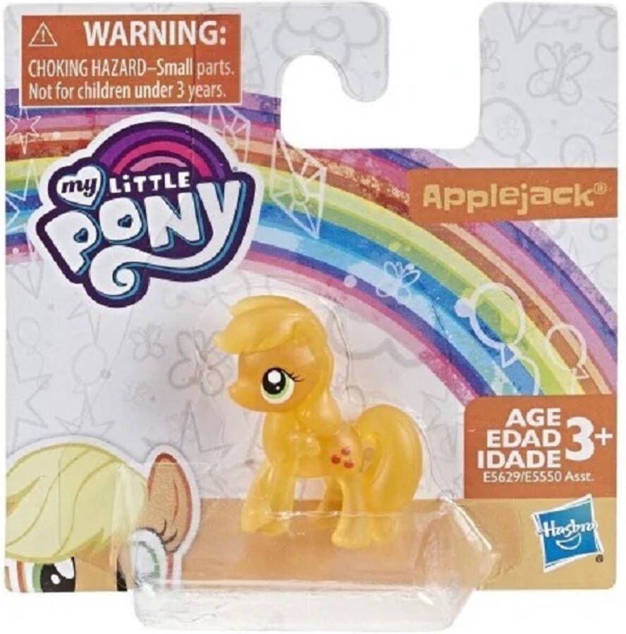 Hasbro My Little Pony Applejack Mini figuurtje 4 cm Spaar ze allemaal