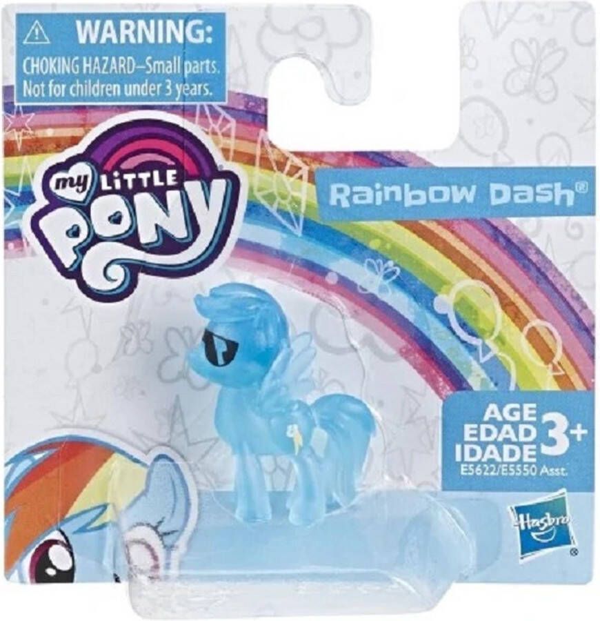 Hasbro My Little Pony Rainbow Dash mini figuurtje 4 cm Spaar ze allemaal