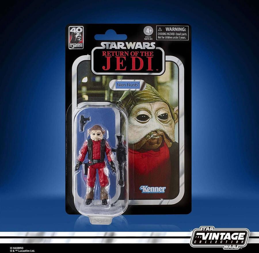 Hasbro Nien Nunb Star Wars The Vintage Collection 40 Years Return of the Jedi Kenner