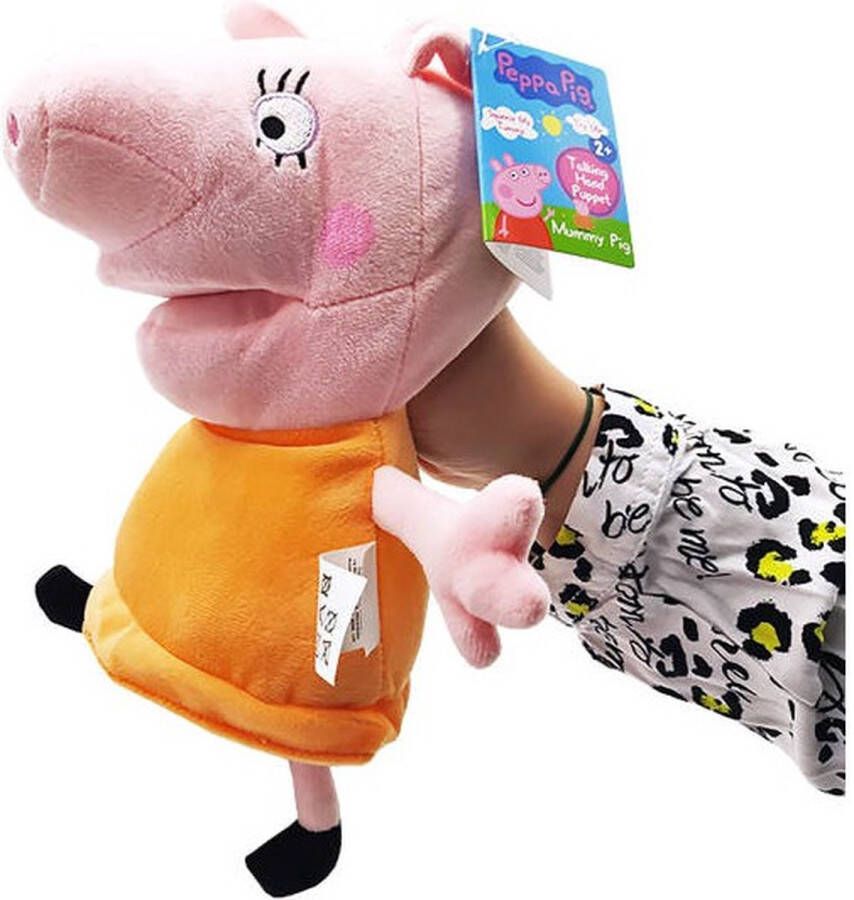 Hasbro Peppa Pig Mamma Pig handpop met geluid
