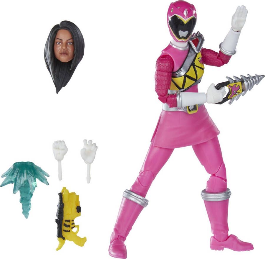 Hasbro Power Rangers Actiefiguur Pink Ranger 15 cm Dino Charge Lightning Collection 2022 Multicolours