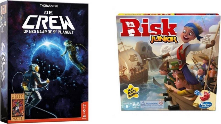 Hasbro Spellenbundel 2 Stuks Boonanza & Risk Junior