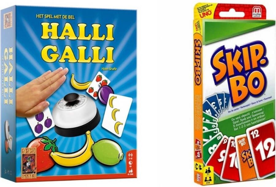 Hasbro Spellenbundel 2 Stuks Halli Galli & Skip-Bo