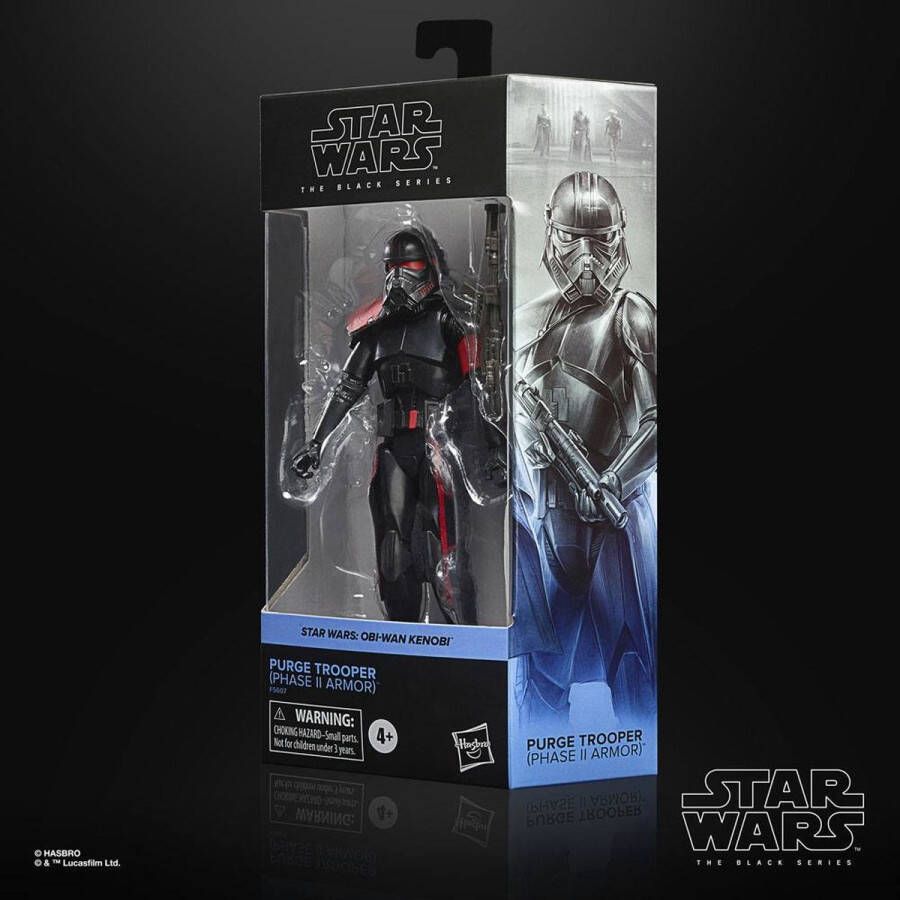 Disney Hasbro Star Wars Actiefiguur Purge Trooper (Phase II Armor) 15 cm Obi-Wan Kenobi Black Series Multicolours