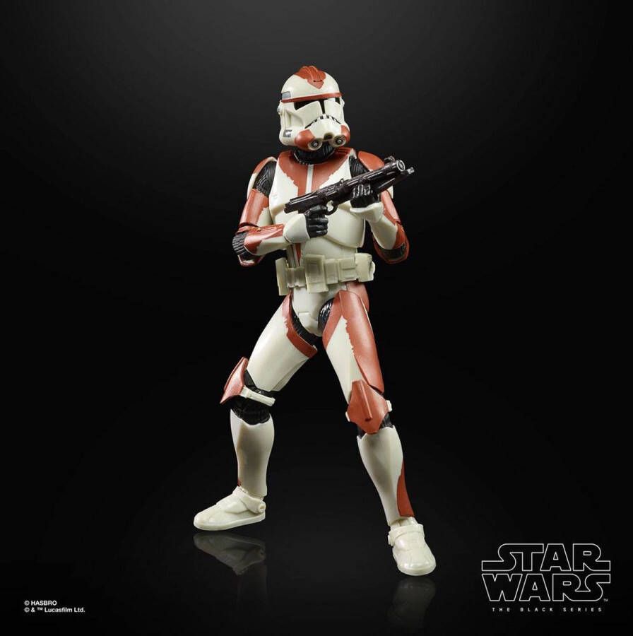 Disney Hasbro Star Wars Actiefiguur Clone Trooper (187th Battalion) 15 cm The Clone Wars Black Series Multicolours