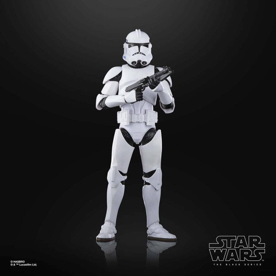 Disney Hasbro Star Wars The Clone Wars Black Series Phase II Clone Trooper 15 cm Actiefiguur Multicolours