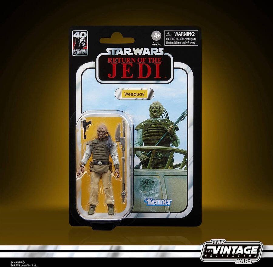 Disney Weequay Star Wars The Vintage Collection 40 Years Return of the Jedi Hasbro Kenner