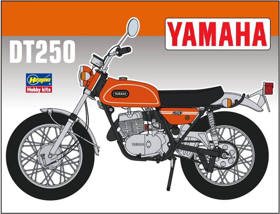 Hasegawa 1 10 Yamaha Trail Dt250 Mandarin Orange Sp529 (8 22) *has652329 modelbouwsets hobbybouwspeelgoed voor kinderen modelverf en accessoires