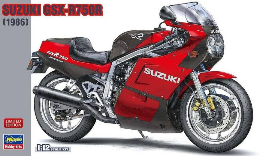Hasegawa 1:12 21730 Suzuki GSX-R750R Plastic Modelbouwpakket
