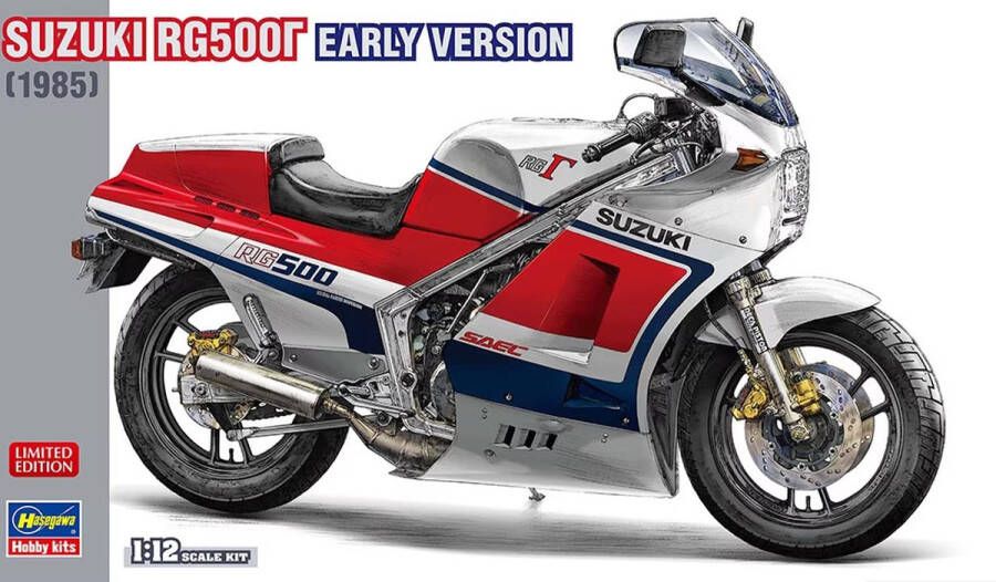 Hasegawa 1:12 21753 Suzuki RG500Γ Early Version 1985 Plastic Modelbouwpakket