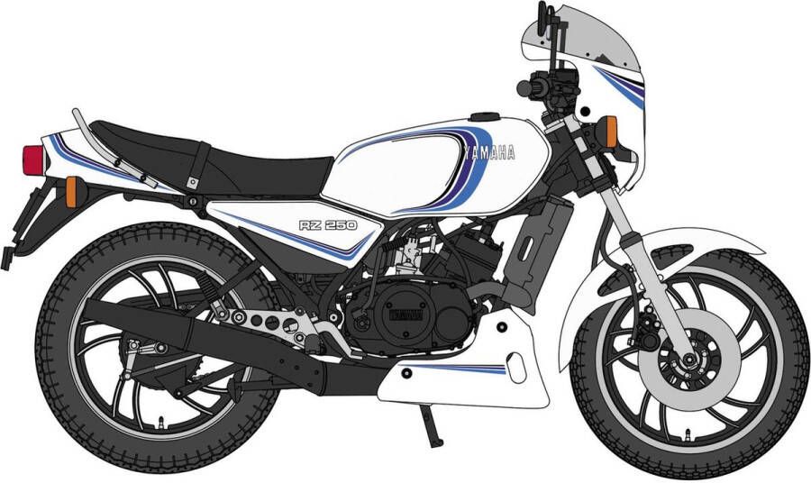 Hasegawa 1:12 21758 Yamaha RZ250 (4L3) w Cowl 1982 Motorfiets Plastic Modelbouwpakket