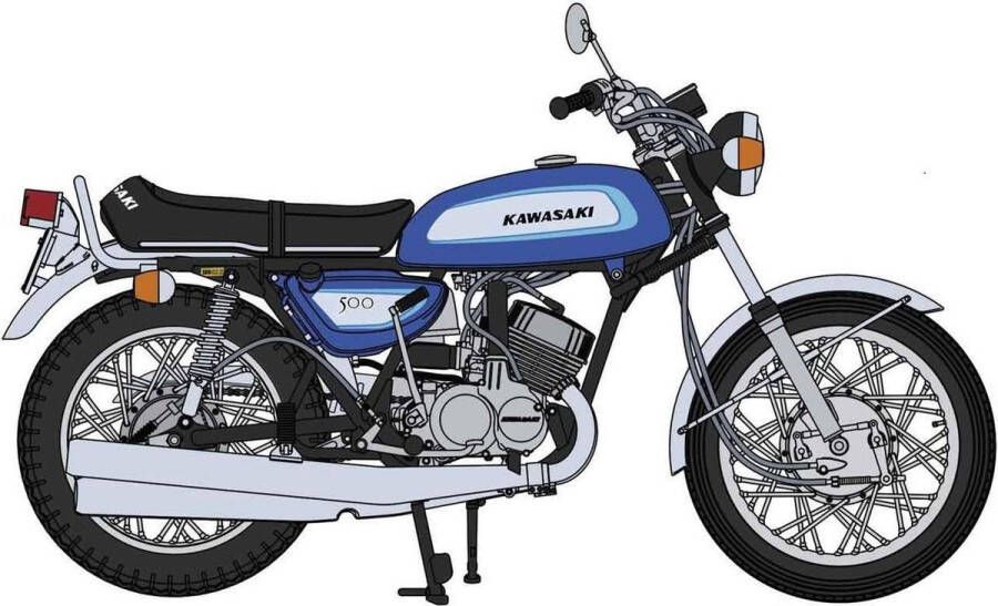 Hasegawa 1 12 Kawasaki 500-ss Mach Iii 21735 modelbouw pakket