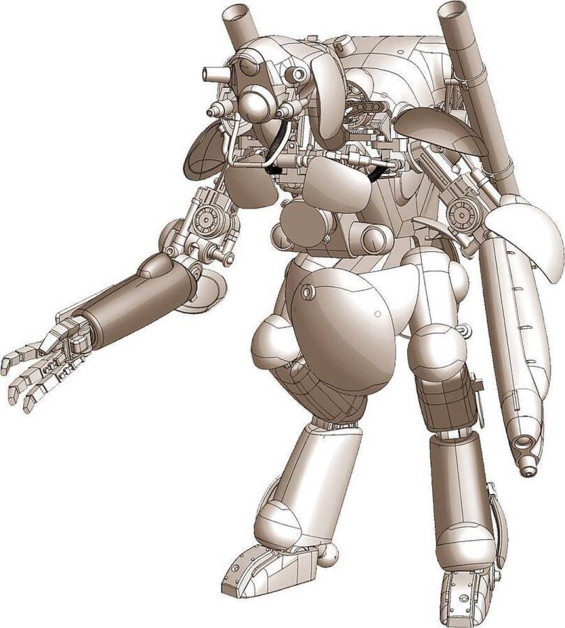 Hasegawa 1 20 Humanoid Unmanned Interceptor Großer Hund