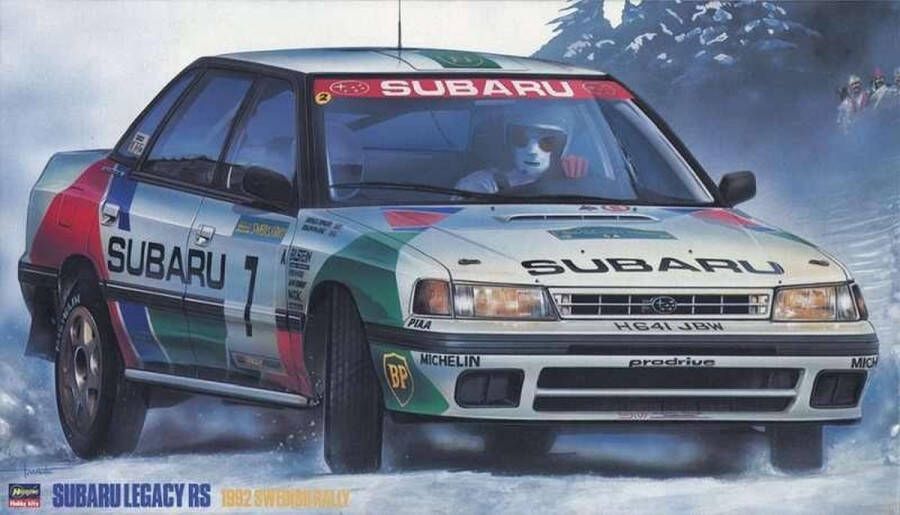 Hasegawa 1:24 20290 Subaru Legacy RS1992 Swedish Rally Plastic Modelbouwpakket