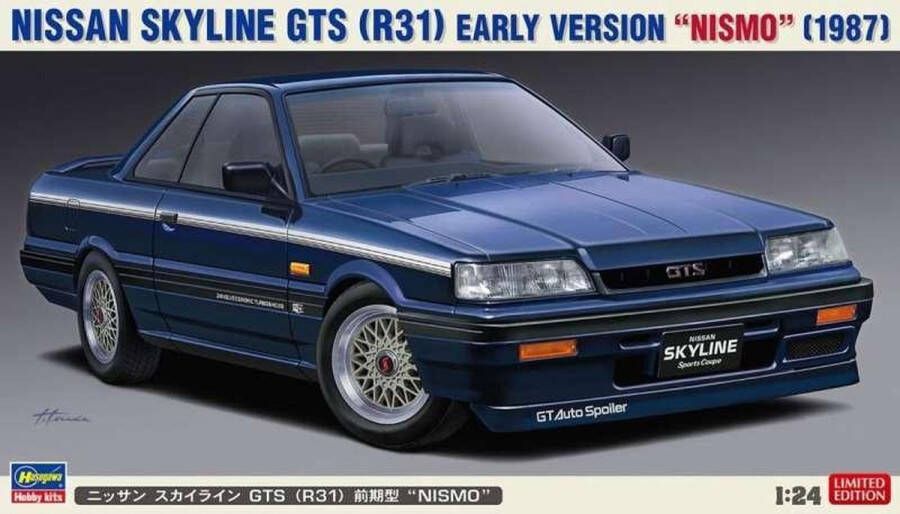 Hasegawa 1:24 20378 Nissa Skyline GTS R31 Nismo Plastic Modelbouwpakket