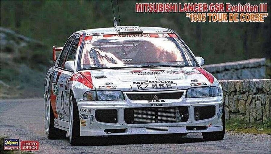 Hasegawa 1:24 20453 Mitsubishi Lancer GSR Evo II Tour de Corse 1995 Plastic kit