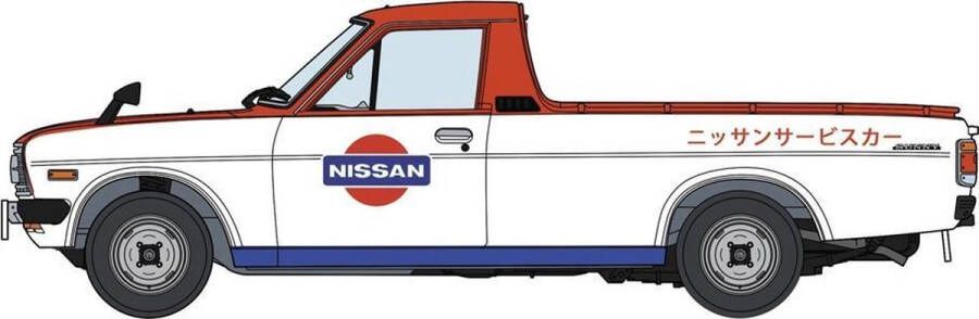 Hasegawa 1:24 20482 Datsun Sunny Truck Nissan Service Car Plastic Modelbouwpakket
