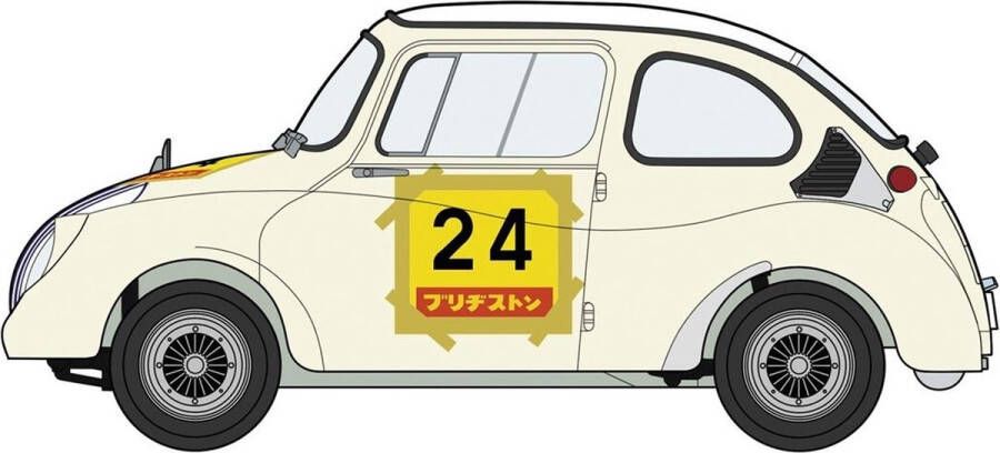 Hasegawa 1:24 20569 Subaru 360 -1966 SUZUKA 500Km RACE Plastic Modelbouwpakket