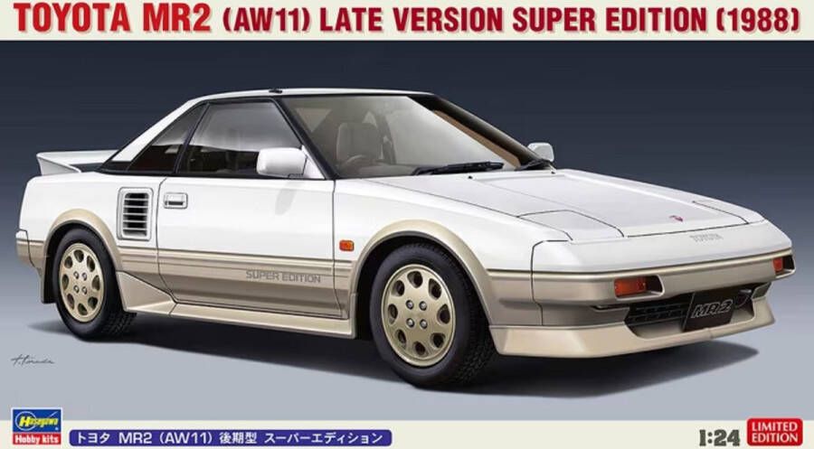Hasegawa 1:24 20604 Toyota MR2 (AW11) Late Version Super Edition 1988 Plastic kit