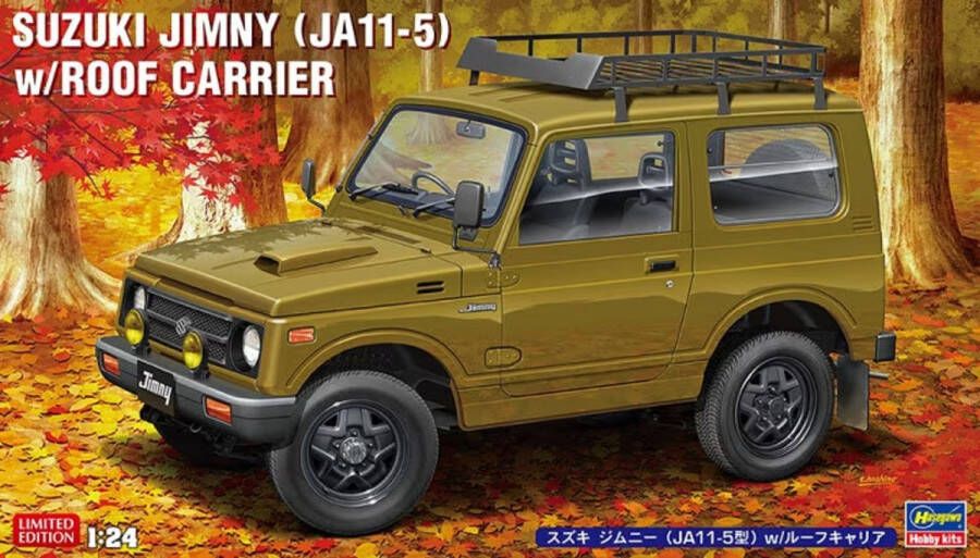 Hasegawa 1:24 20606 Suzuki Jimny (JA11-5) w Roof Carrier Plastic kit