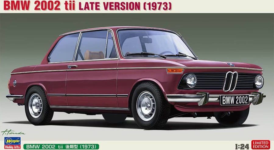 Hasegawa 1:24 20634 BMW 2002 tii Late Version 1973 Plastic Modelbouwpakket