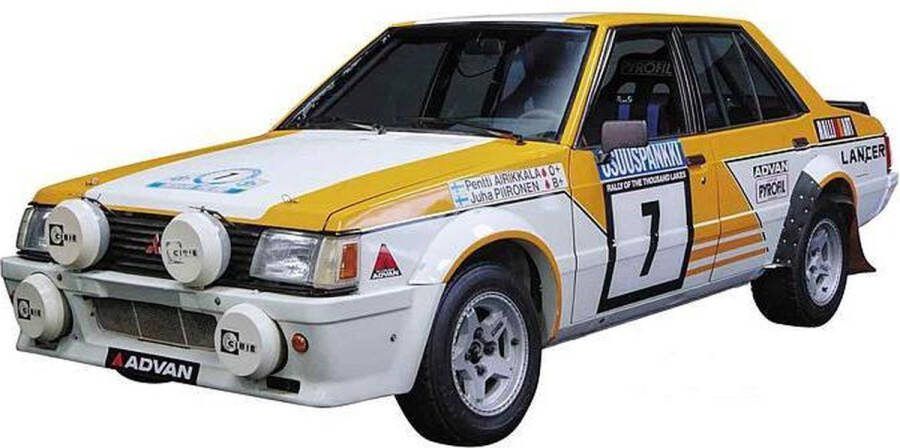 Hasegawa 1:24 21138 Mitsubishi Lancer 2000 Turbo 1000 Lakes HC38 Plastic Modelbouwpakket
