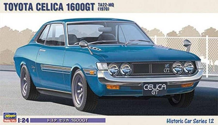 Hasegawa 1:24 21142 (21212) Toyota Celica 1600GT HC12 Plastic Modelbouwpakket