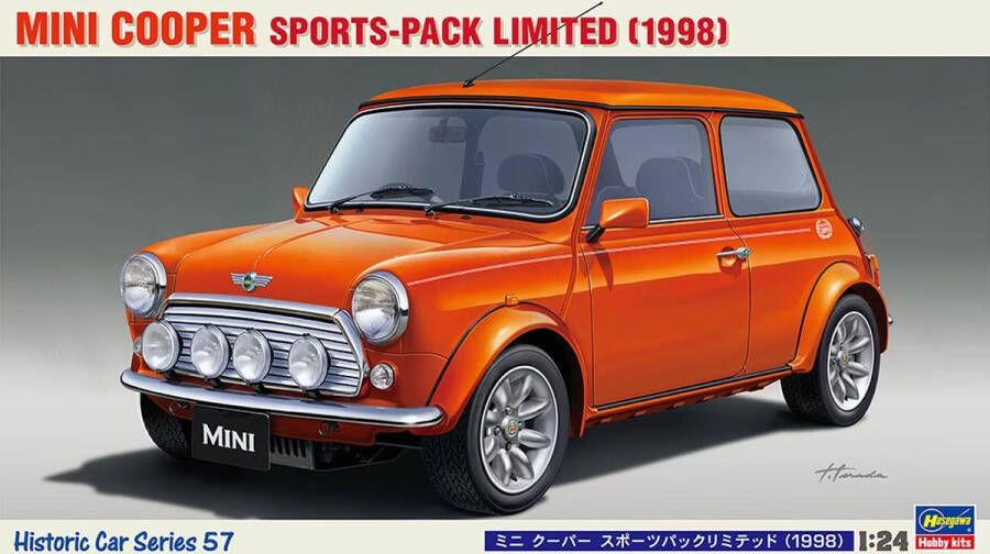 Hasegawa 1:24 21157 MINI Cooper Sports-pack Limited 1998 Plastic Modelbouwpakket