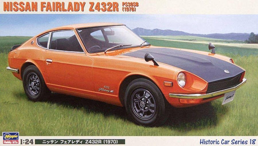 Hasegawa 1:24 21218 Nissan Fairlady Z432R HC18 Car Plastic Modelbouwpakket