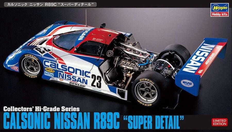 Hasegawa 1:24 51045 Calsonic Nissan R89C Super Detail CH45 Plastic Modelbouwpakket