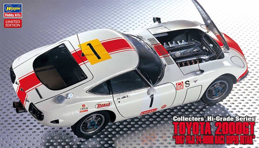 Hasegawa 1:24 51153 Toyota 2000GT 1967 Fuji 24-Hour Race Super Detail Plastic kit