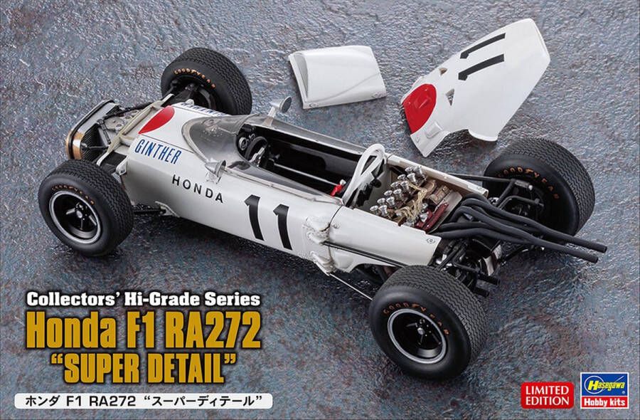 Hasegawa 1:24 51155 Collectors Hi-Grade Series Honda F1 RA272 Super Detail Plastic Modelbouwpakket
