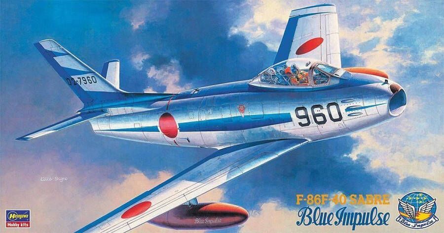 Hasegawa 1 48 F86F40 Sabre Blue impulse