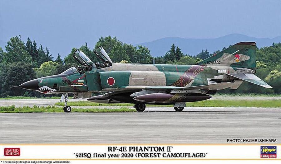 Hasegawa 1:72 02318 RF-4E Phantom II 501SQ final year 2020 Plastic Modelbouwpakket