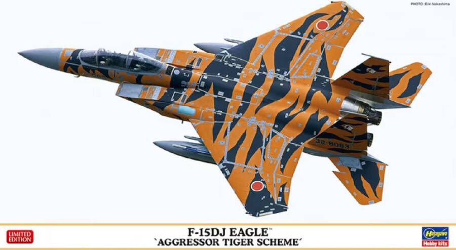 Hasegawa 1:72 02392 F-15DJ Eagle Aggressor Tiger Scheme Plastic kit