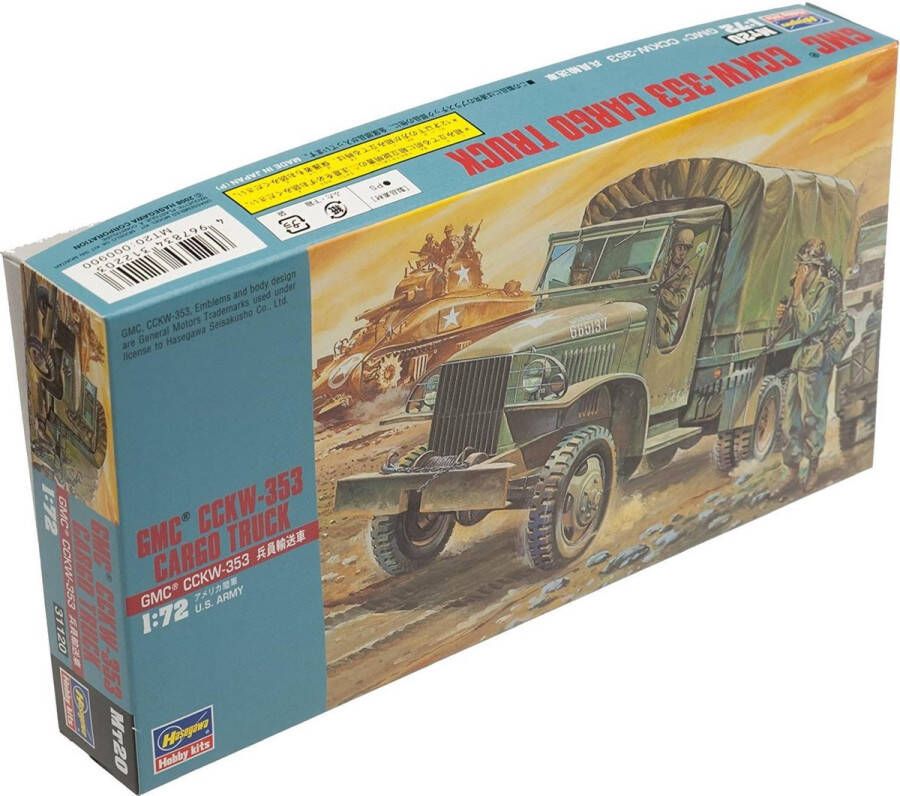 Hasegawa 1:72 31120 GMC CCKW-353 Cargo Truck Plastic kit