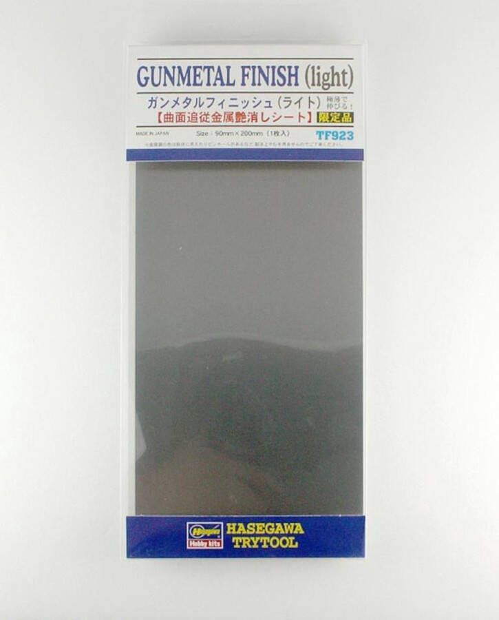 Hasegawa 71923 TF923 Gunmetal Finish (Light) Foil Folie