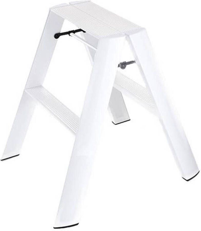 Hasegawa Design Trapladder Wit 2-staps Lucano ML