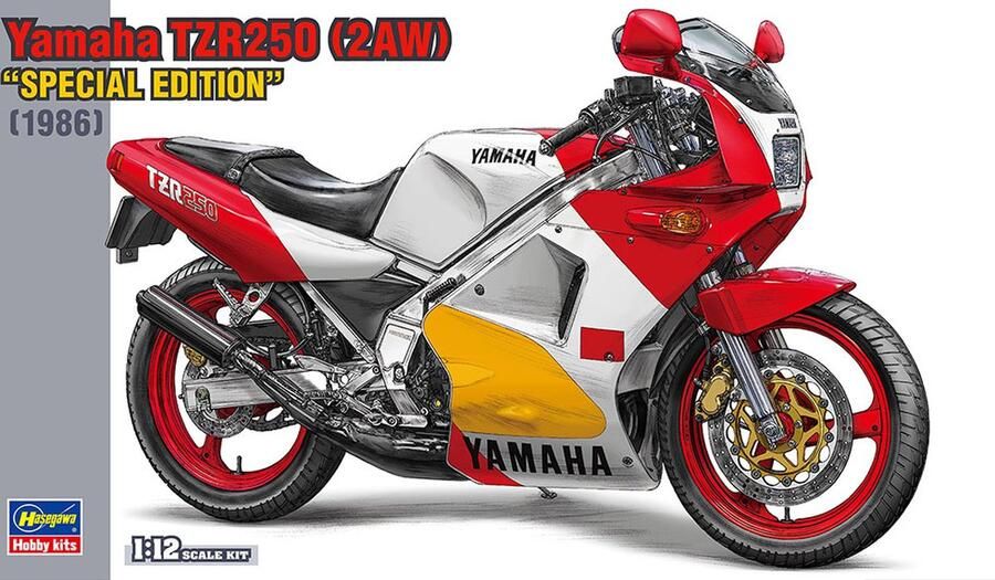 Hasegawa 1:12 21759 Yamaha TZR250 (2AW) Special Edition 1986 Motorfiets Plastic Modelbouwpakket