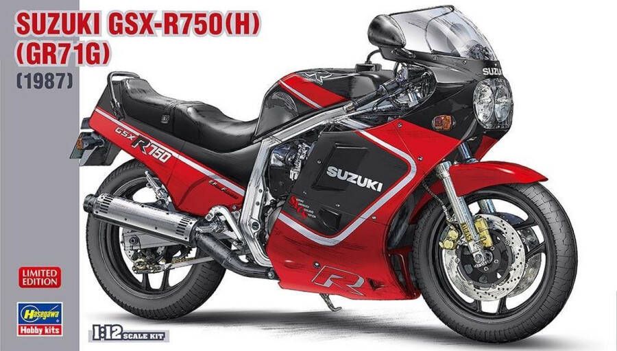 Hasegawa Suzuki GSX-R750 (H) (GR71G) modelbouw pakket 1:12