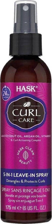 Hask Haarolie Curl Care 5-in-1 Leave-In Spray Vitamine E Haarspray Voor de perfecte krul