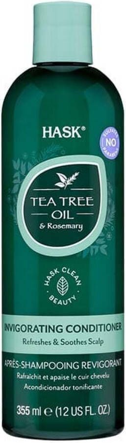 Hask Tea Tree & Rosemary Oil Scalp Care Conditioner 355 ml