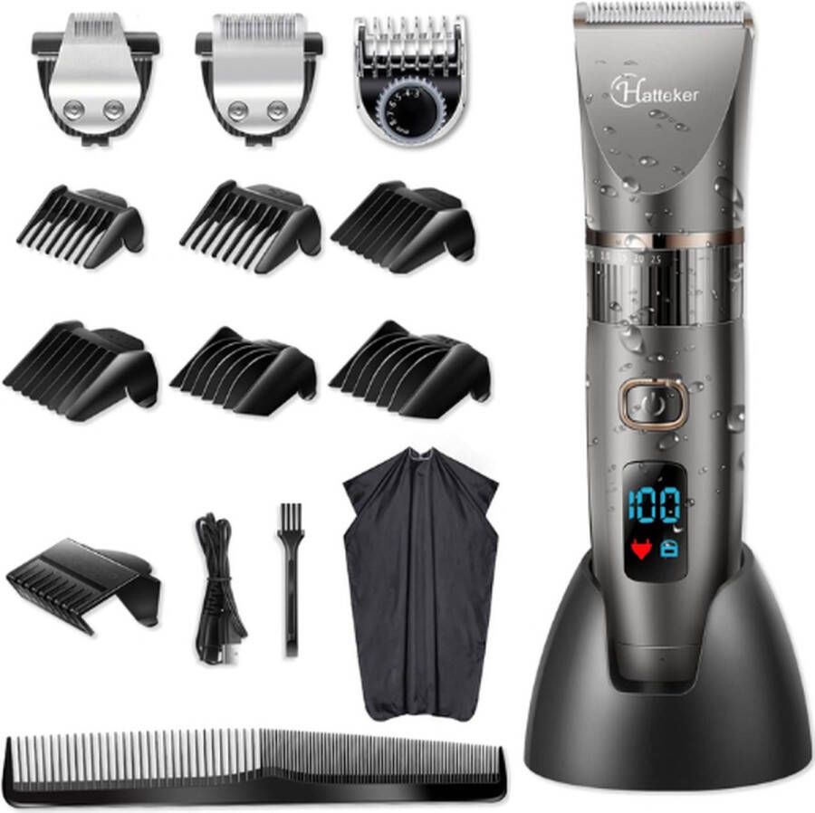 Hatteker Tondeuse Mannen Body Trimmer Heren Tondeuse Hoofdhaar Tondeuses Tondeuze Body Trimmer Shaver Bodygroomer mannen Bodygroomers