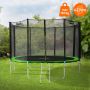 HAUKI Buitentrampoline Ø427 Cm Groen Gs Getest Ronde Tuintrampoline Voor Kinderen Tot 150 Kg - Thumbnail 1