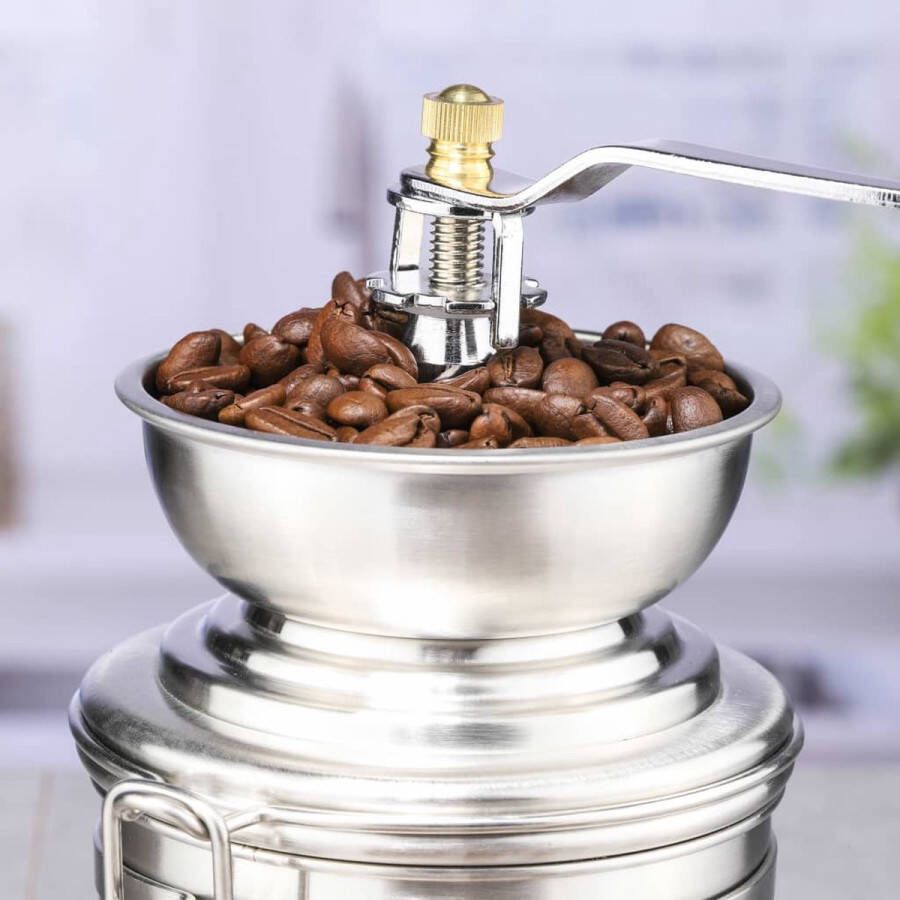 Hi Handmatige Koffiemolen RVS Groot opvangreservoir Handgemalen Koffie