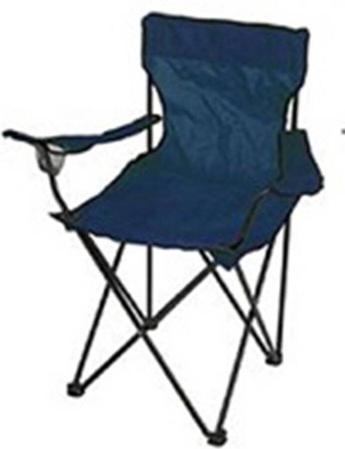 Haushalt 62174 Regisseursstoel met telefoonhouder BLAUW