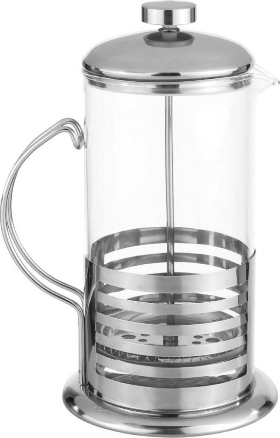 CHI French press koffie thee maker cafetiere glas RVS 1liter Cafetiere