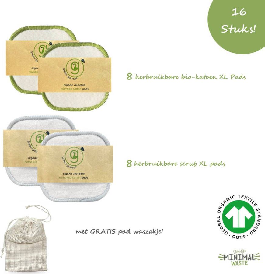 Hauti Organic | 24 stuks wasbare velours velvet wattenschijfjes herbruikbare wattenschijfjes | recycle recyclebaar | watjes watten bamboo pads | bamboe pads | make up remover | duurzaam | zero waste product