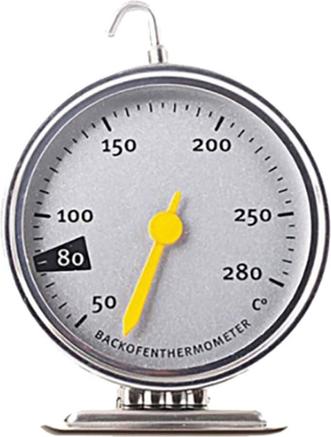HaverCo Oventemperatuur meter Temperatuurmeter 50-280°C met hanger en voetje Oventhermometer Thermometer