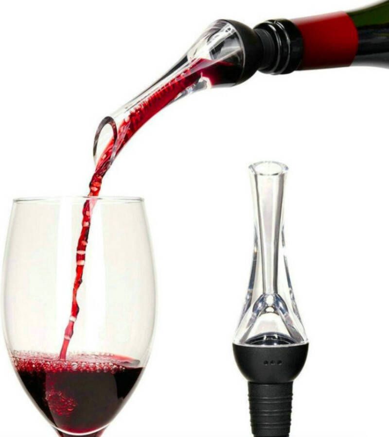 HaverCo Wijn Aerator Decanter Schenktuit van transparant plexiglas